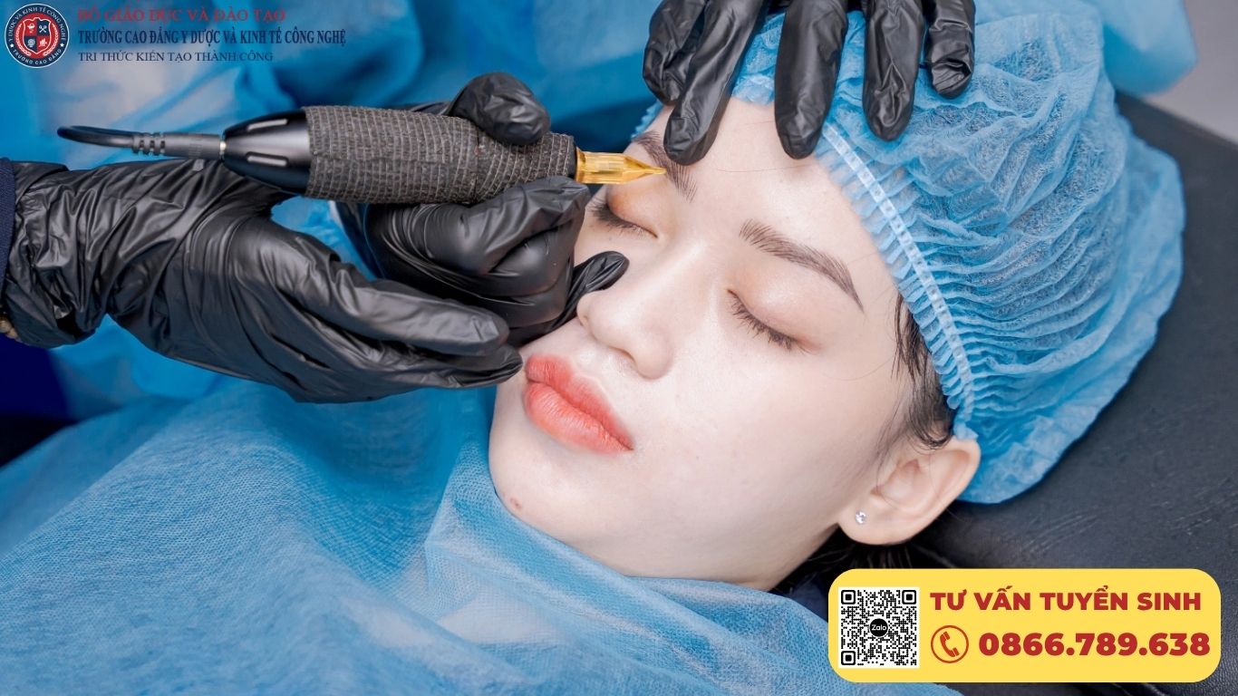 Khoá học phun xăm thẩm mỹ - Nhận chứng chỉ sau khoá học